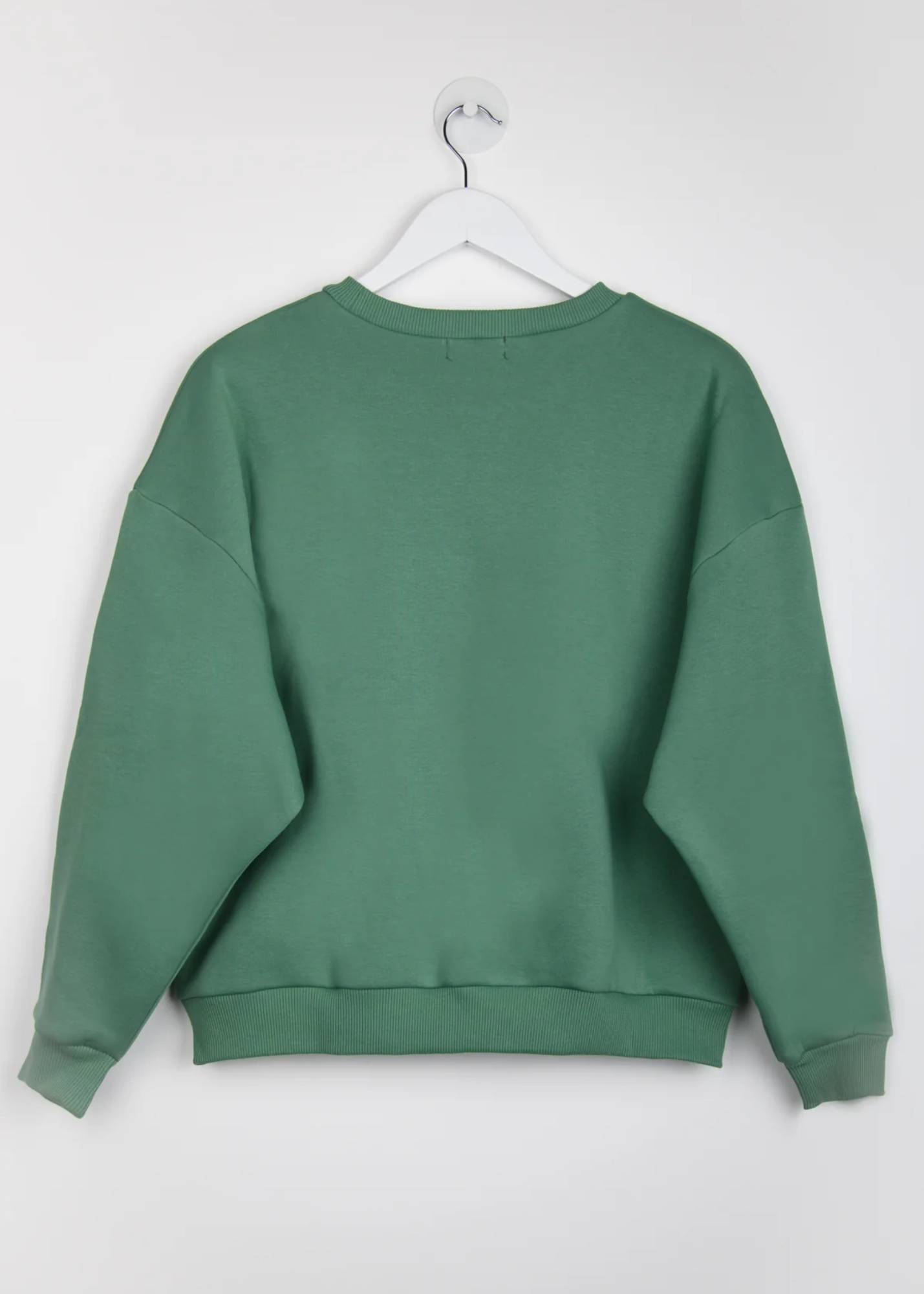 24COLOURS - ‘Be Kind to Others’ Green Embroidered Sweater