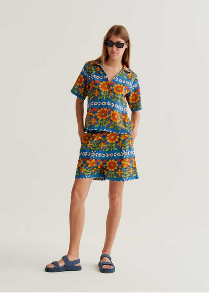 Compañia Fantastica - Retro Garden Print Shorts