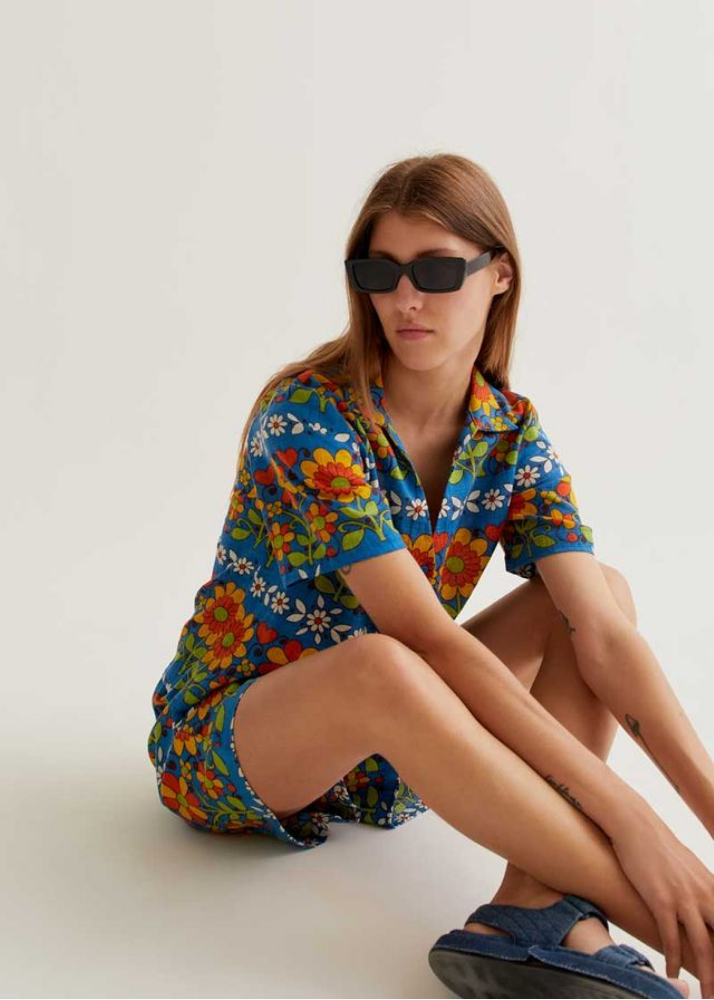 Compañia Fantastica - Retro Garden Print Shorts