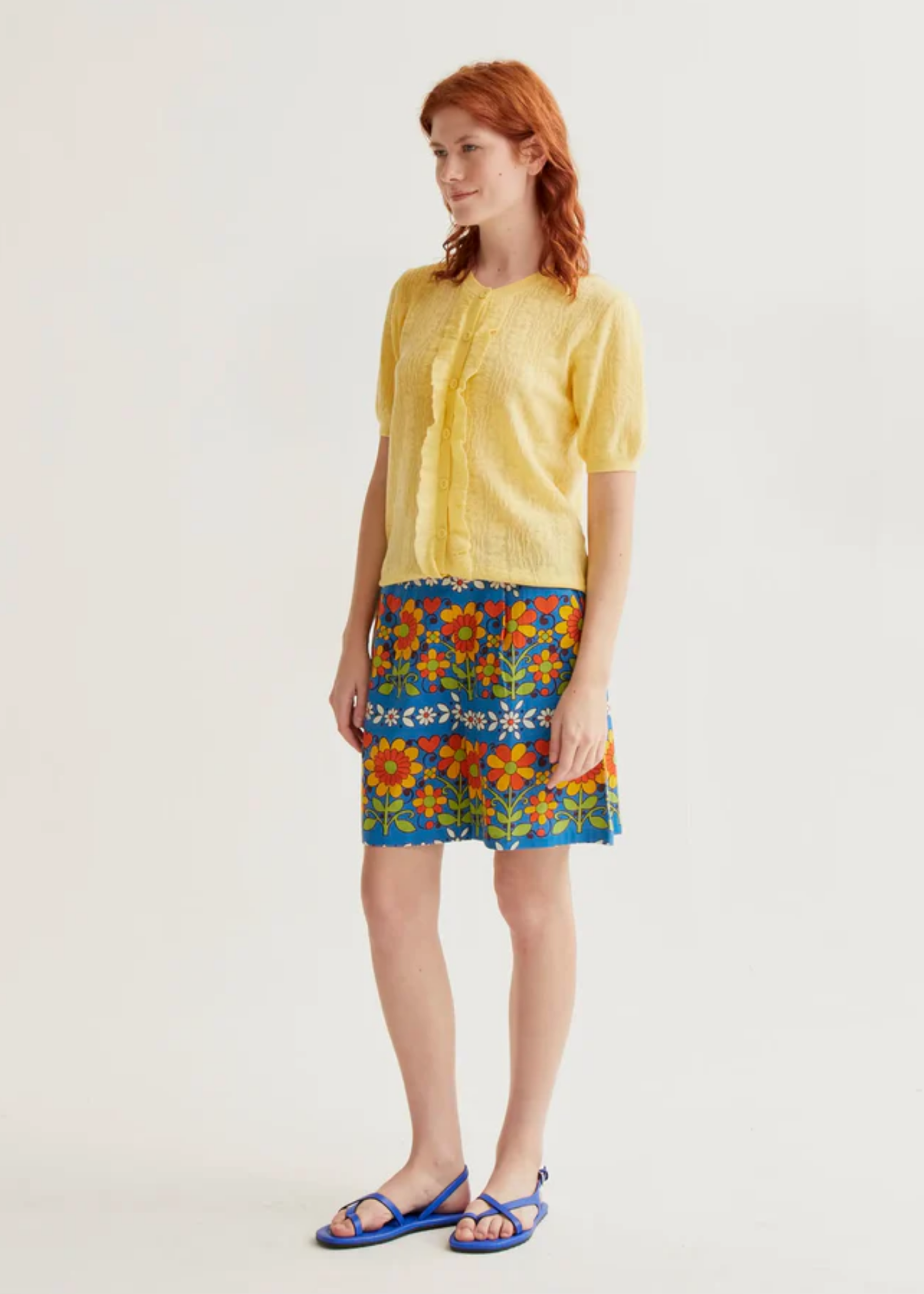 Compañia Fantastica - Retro Garden Print Shorts