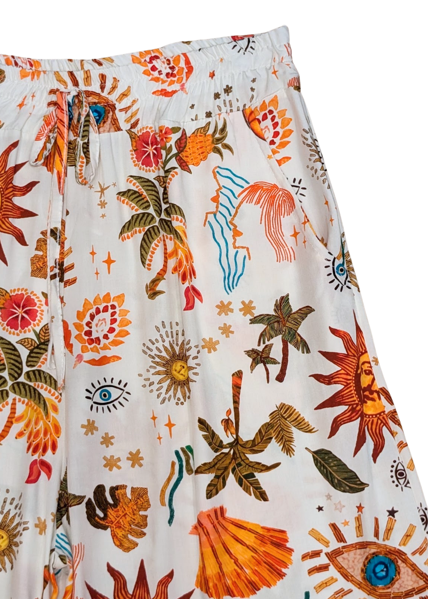 The Edit - Sun & Moon Print Trousers