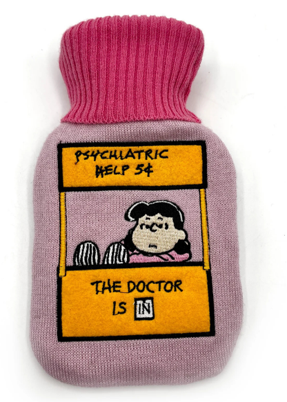 House of Disaster - Peanuts Lucy Hot Water Bottle