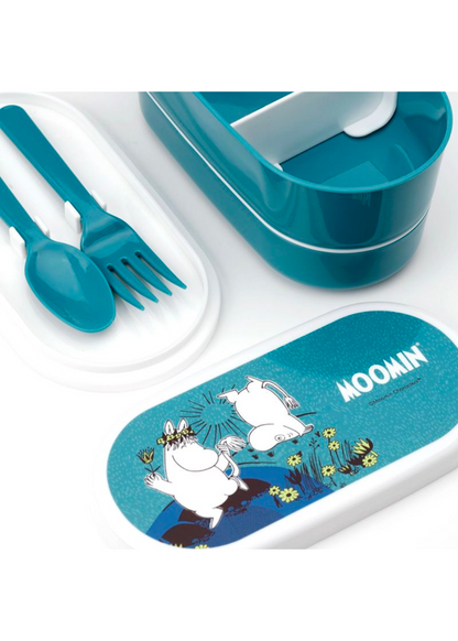 Puckator - Moomin Stacked Bento Box with cutlery