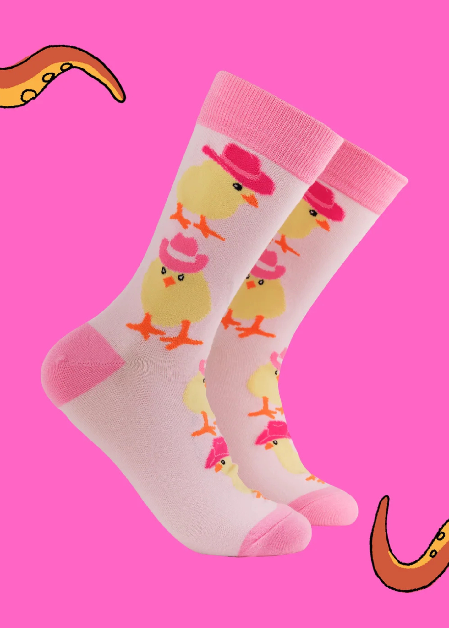 Socktopus - Pink Cowboy Chicks Socks