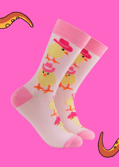 Socktopus - Pink Cowboy Chicks Socks