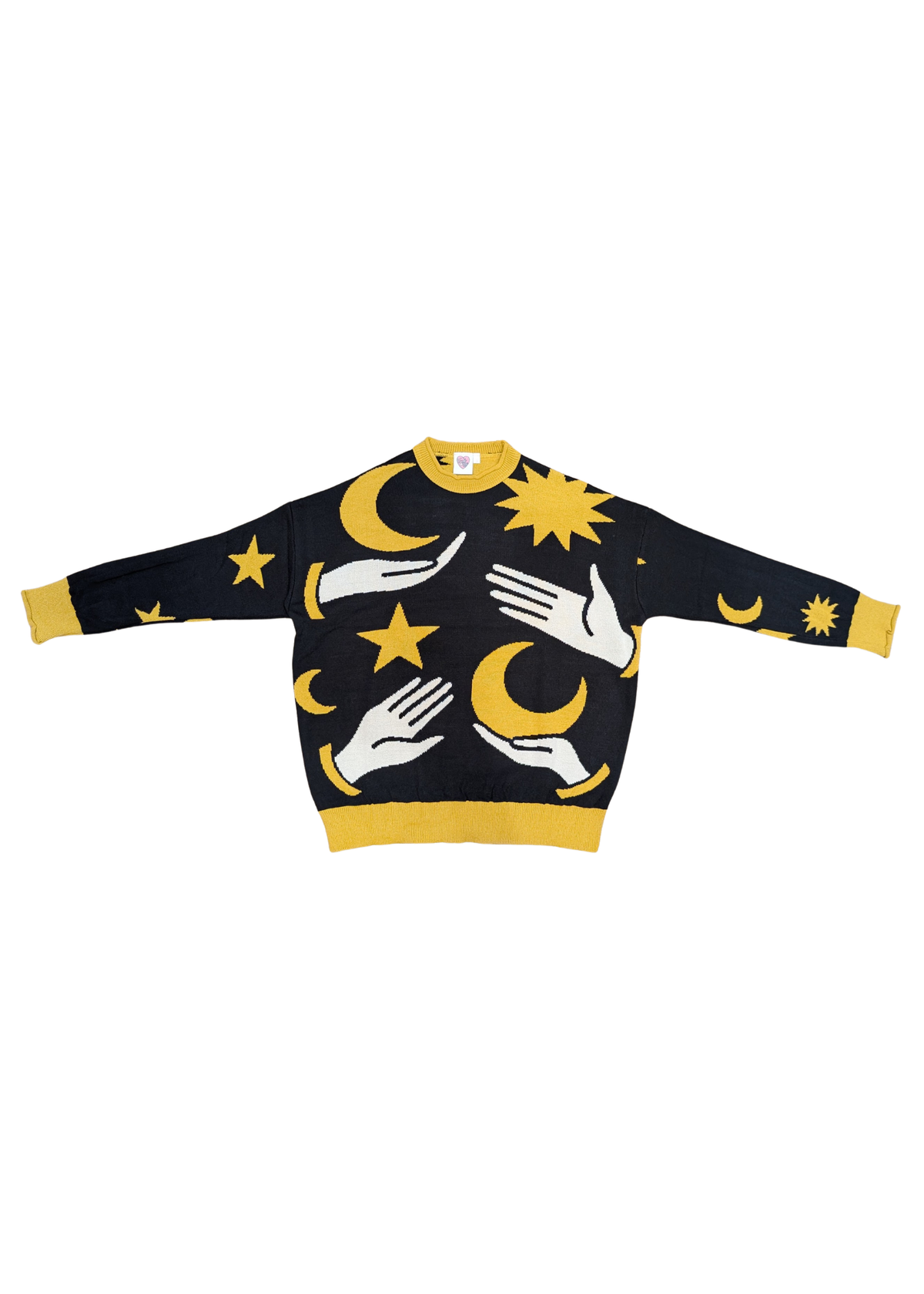 Thunder Egg - Astro Palms Oversized Jumper