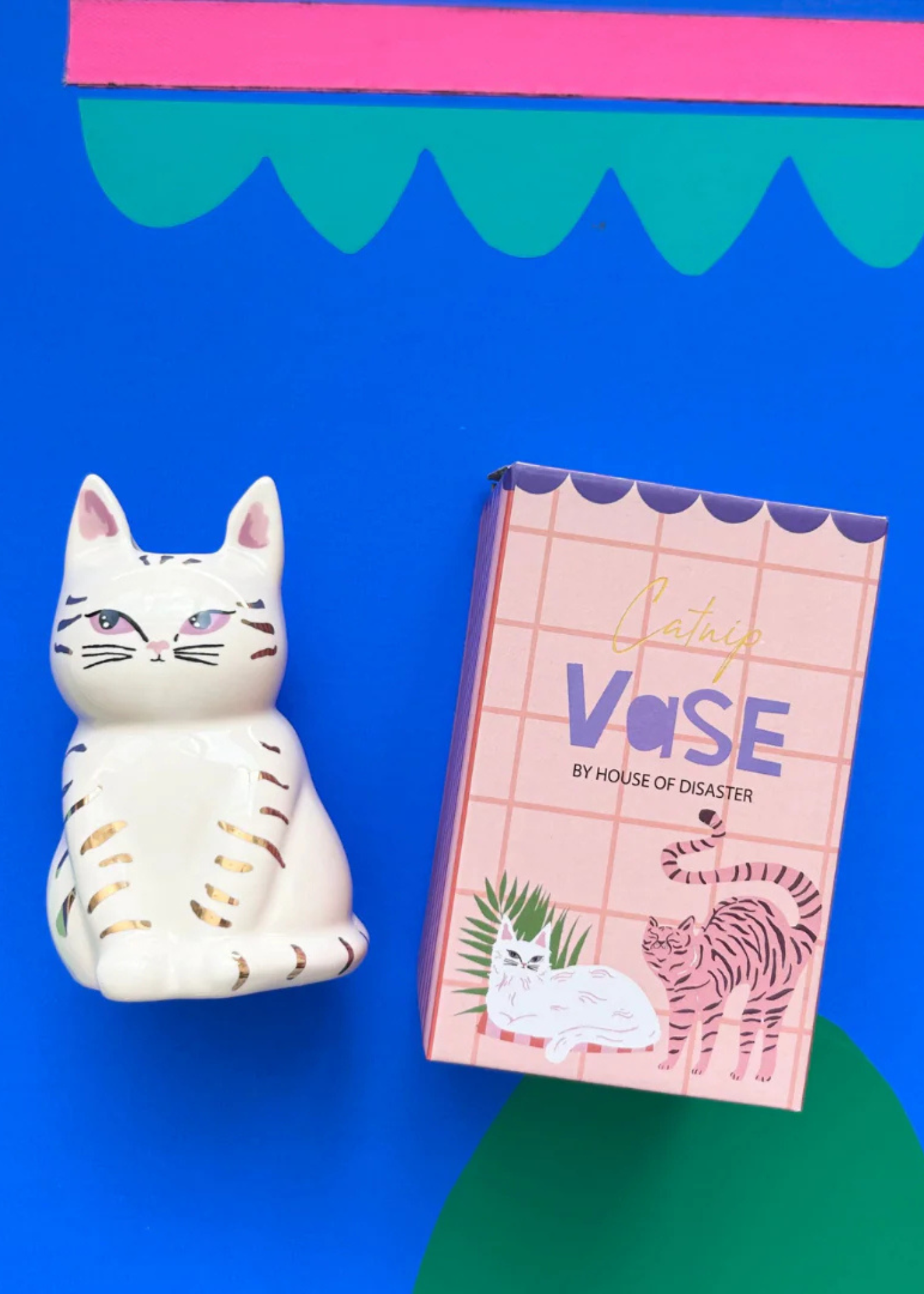 House of Disaster - Catnip Cat Vase