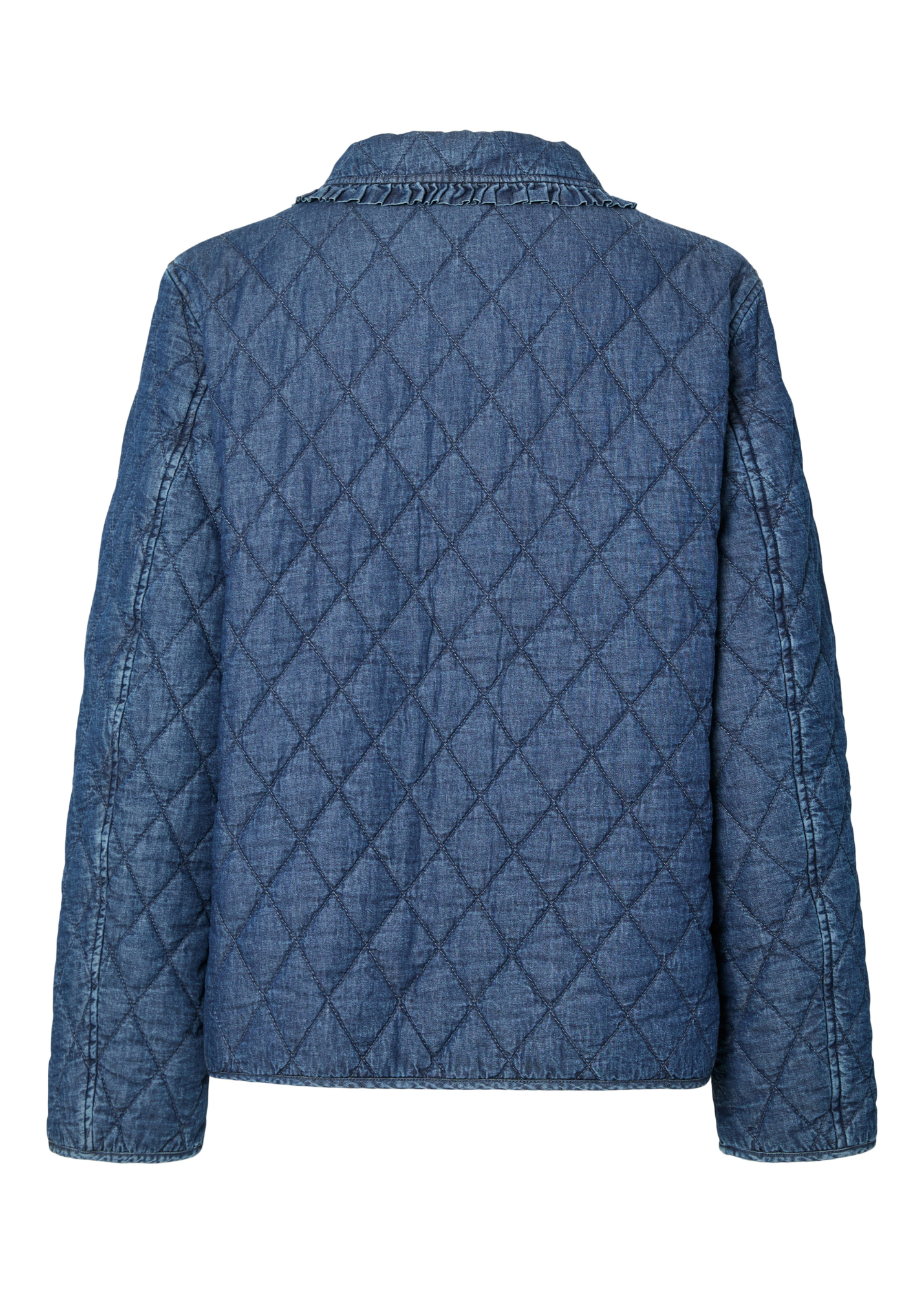 Pieces - Blue Denim Quilted Jacket