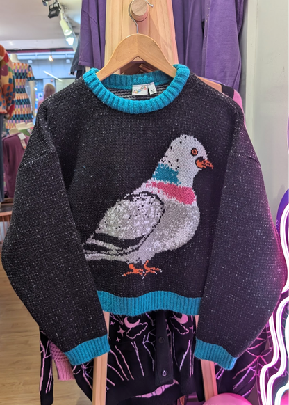 Home of Rainbows - Fluffy Pigeon Knit Jumper