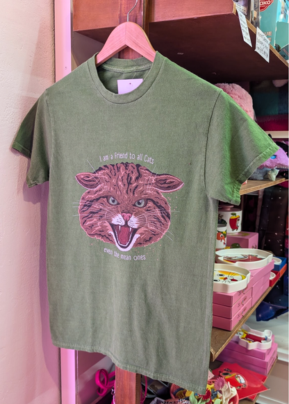 Home of Rainbows - "I'm A Friend To All Cats" Scottish Wildcat Tee