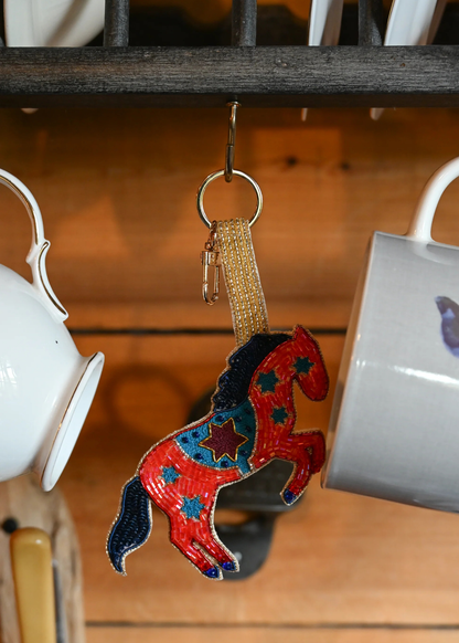 My Doris - Folk Horse Large Keyring