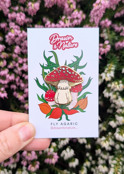 Drawn to Nature - Fly Agaric Enamel Pin