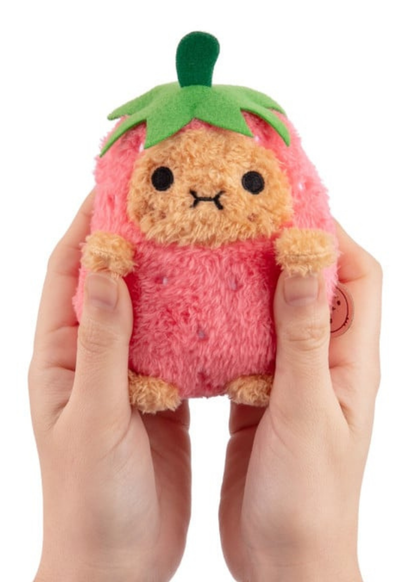 Noodoll - Strawberry Ricespud Mini Sitting Plush Toy