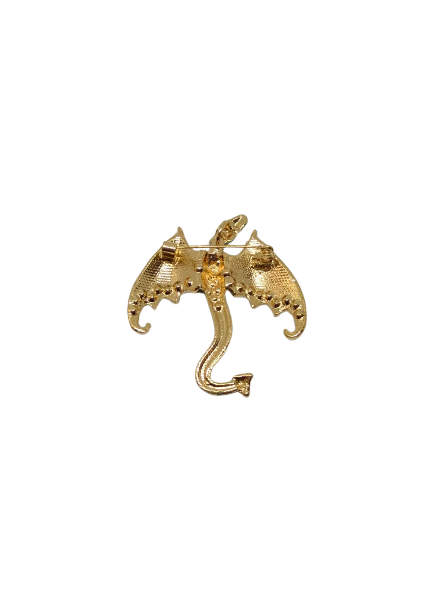 The Edit - Purple, Green & Yellow Dragon Brooch