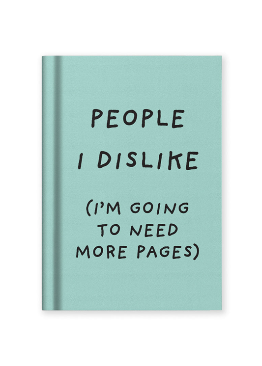 Ohh Deer - 'People I Dislike' Mini A7 Fabric Bound Notebook