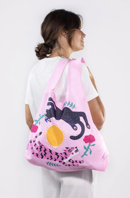 Kind Bag x Amy Hastings - Leaping Cat Reusable Bag