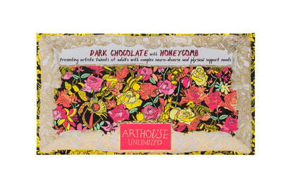 Arthouse Unlimited - Bee Free, Dark Chocolate with Honeycomb