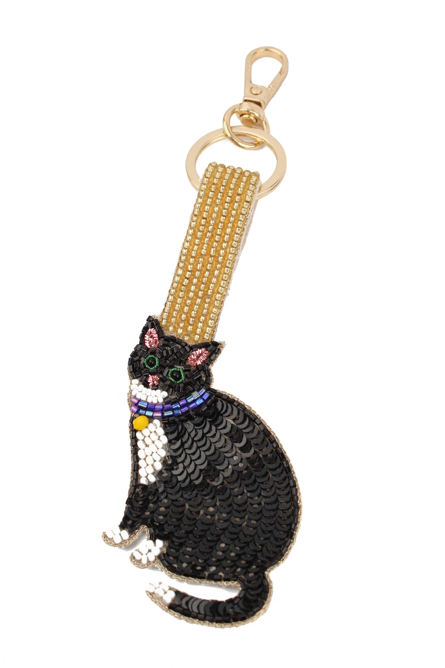 My Doris - Black & White Cat Bag Charm