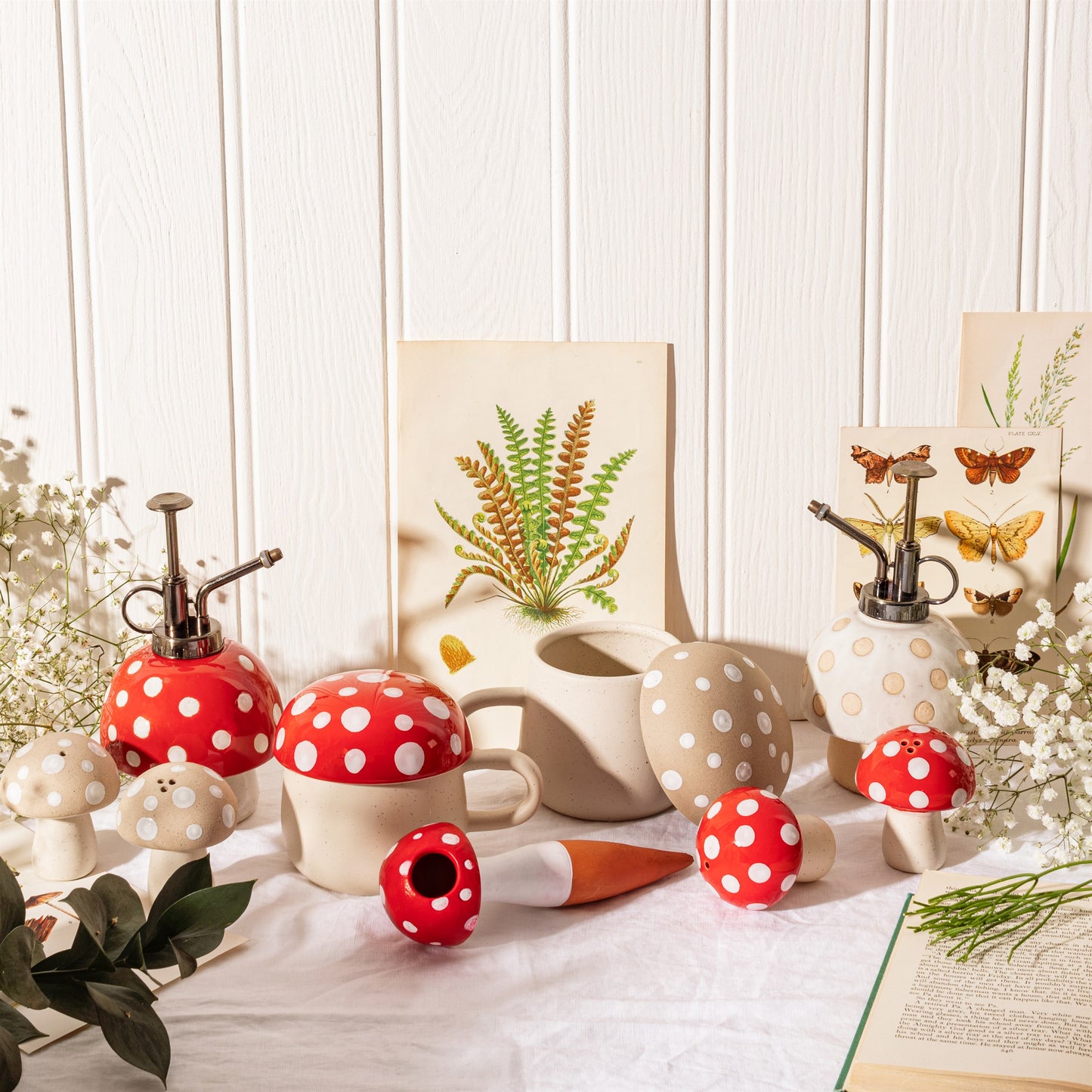 Sass & Belle - Mushroom Salt and Pepper Shakers