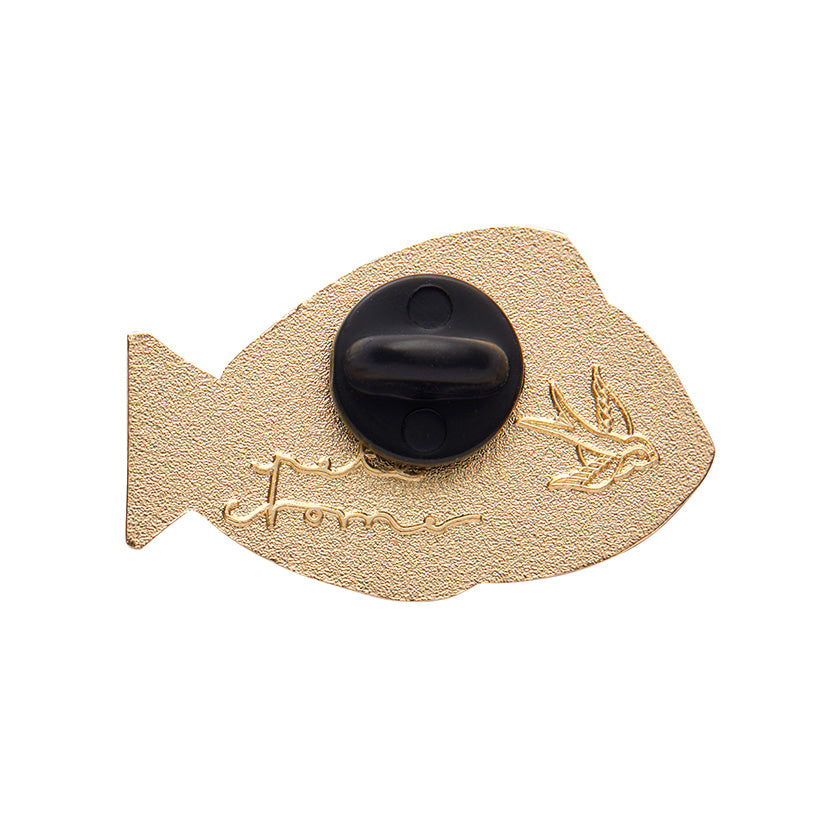 Erstwilder x Pete Cromer - The Satorial Surgeon Fish Enamel Pin