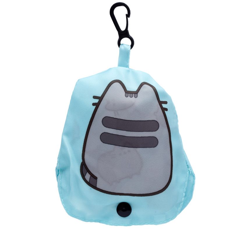 Puckator - Foldable Reusable Pusheen Cat Blue Shopping Bag