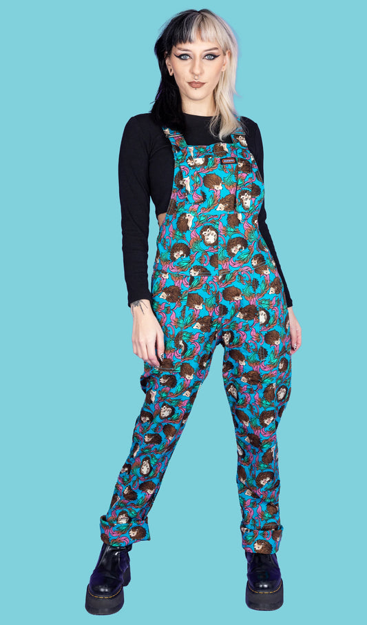 Run & Fly - Hedgehog Stretch Twill Dungarees