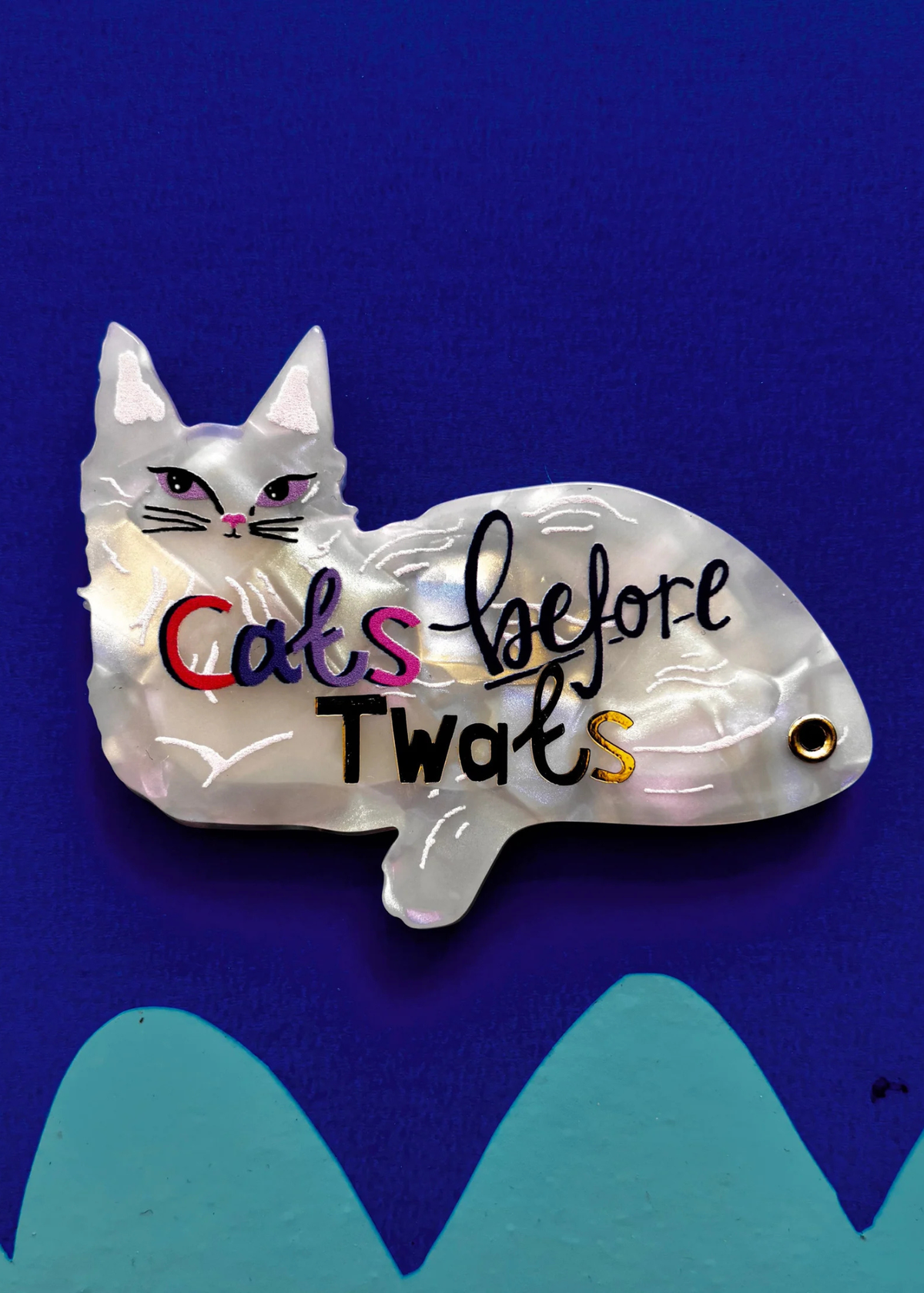 House of Disaster - Catnip 'Cats Before T**ts' Compact Mirror