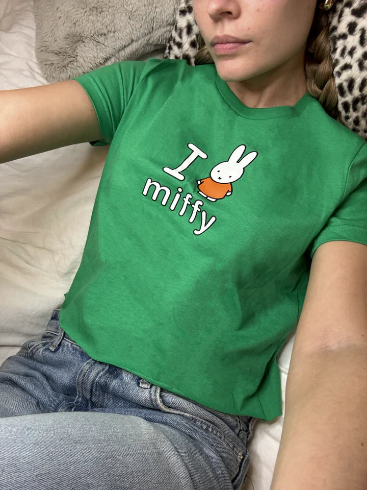 Miffy x Daisy Street - 'I Love Miffy' Cropped Tee