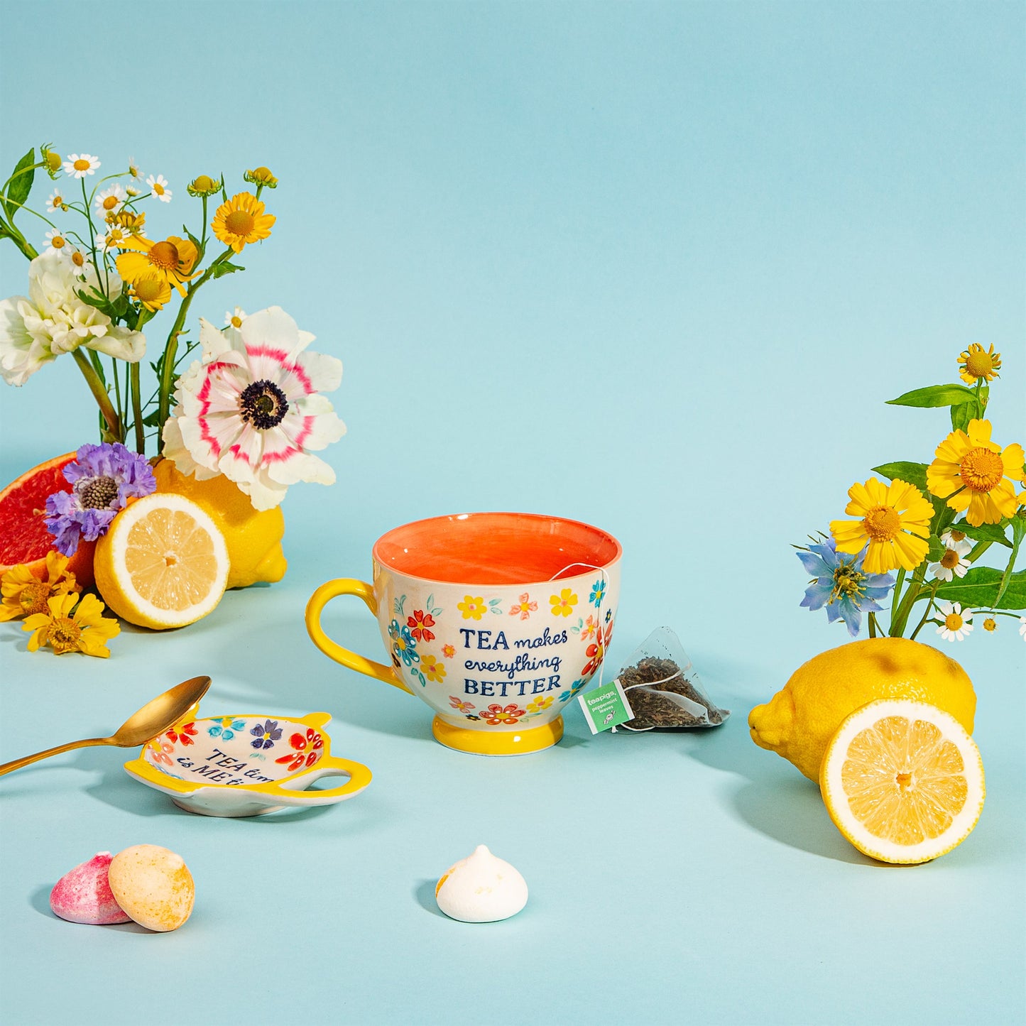 Sass & Belle - Folk Floral Teacup