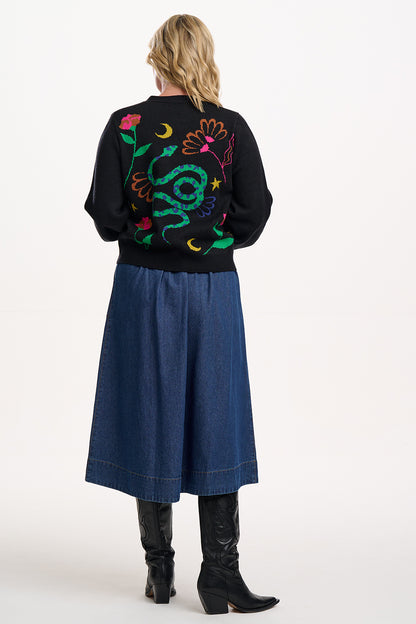 Sugarhill Brighton - Adrian Floral Snake Cardigan