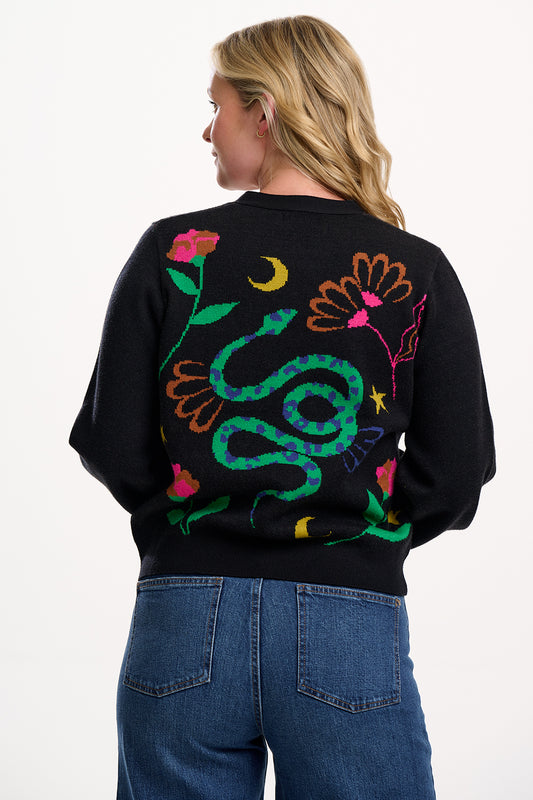 Sugarhill Brighton - Adrian Floral Snake Cardigan