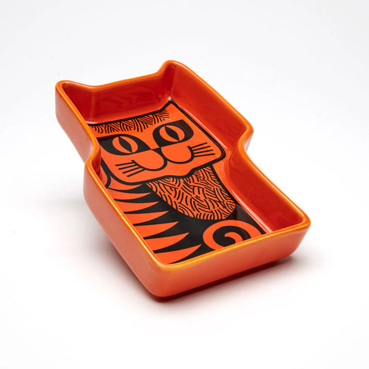 Magpie X Hornsea - Orange Cat Trinket Dish