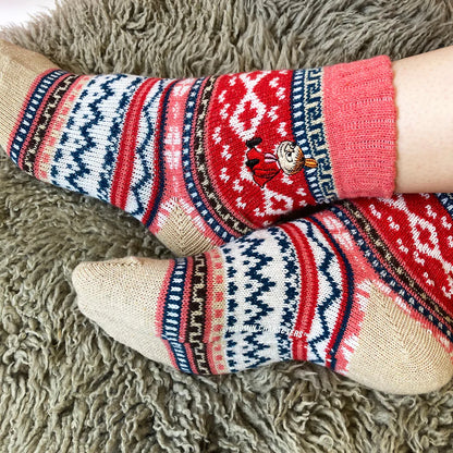 House of Disaster - Moomin Fair Isle Little My Socks