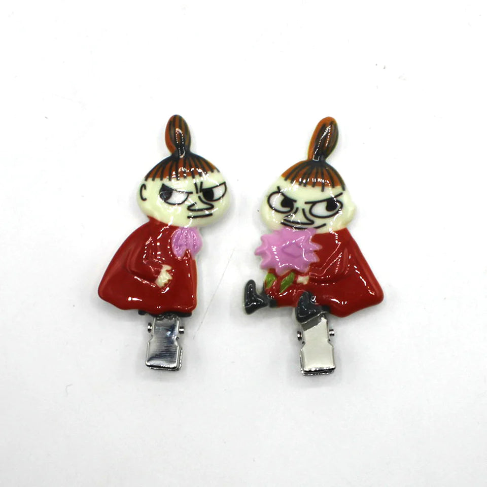 House of Disaster - Moomin Little My Resin Set of Two Hair Clips