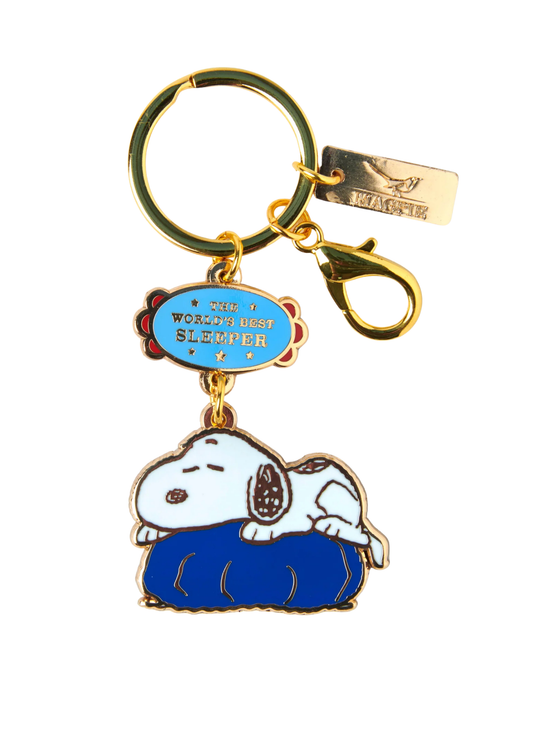 Magpie - Peanuts 'World's Best Sleeper' Keyring