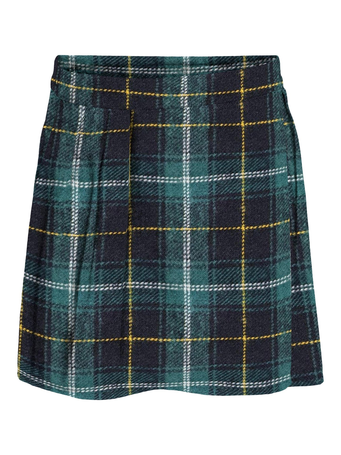 Noisy May - Teal Green Checked Mini Skirt