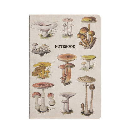 Sass & Belle - Vintage Mushrooms A5 Notebook