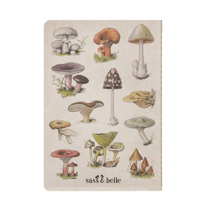 Sass & Belle - Vintage Mushrooms A5 Notebook