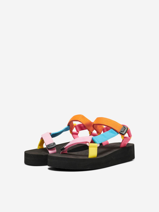 Only - Rainbow Strap Sandals