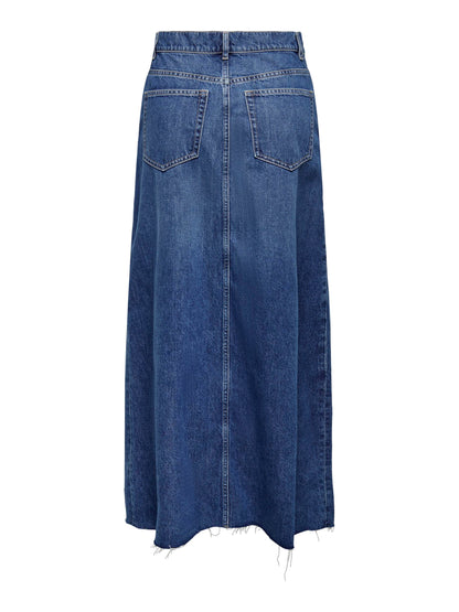 Only - Blue Maxi Denim Skirt