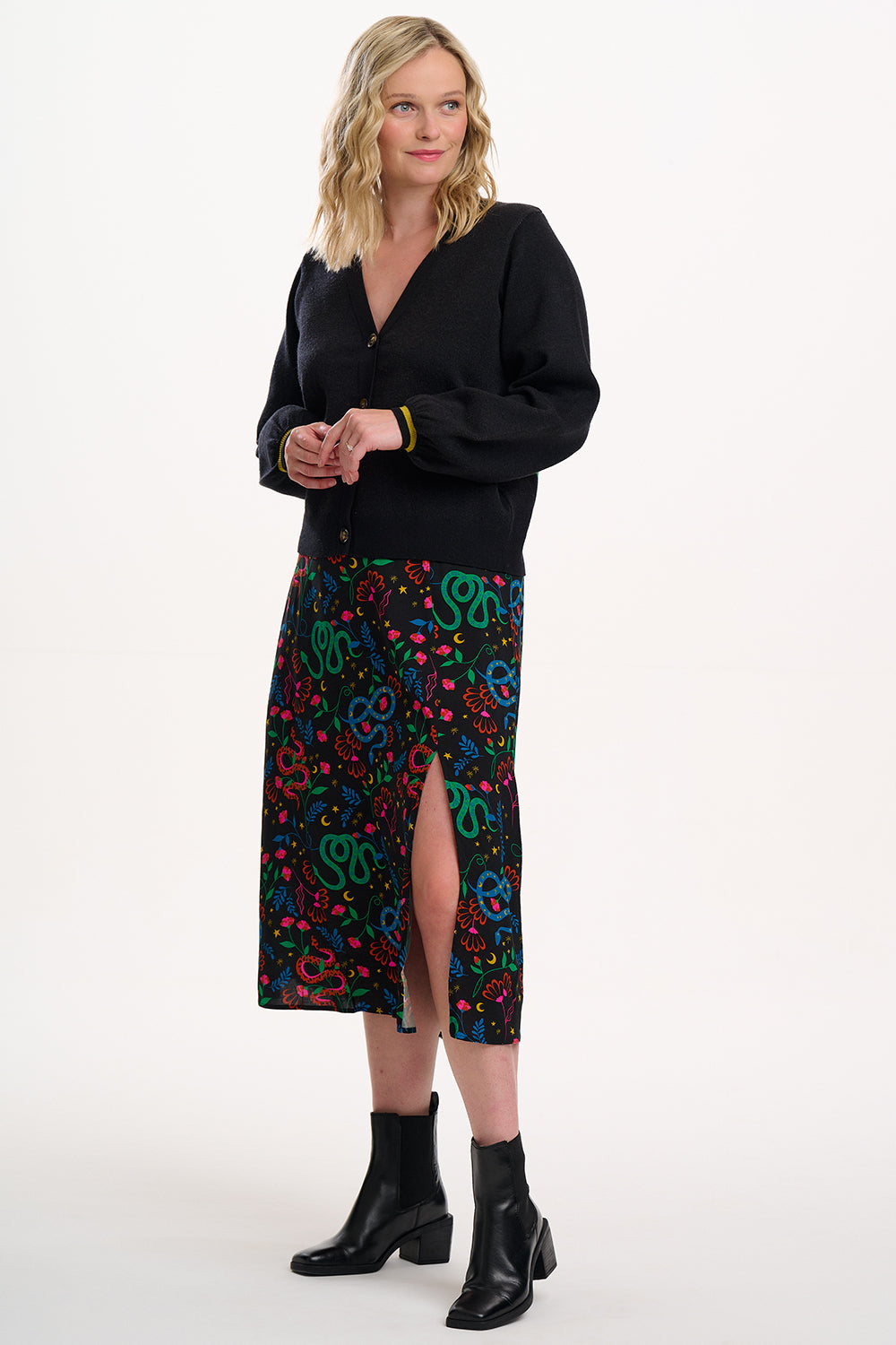 Sugarhill Brighton - Rosalind Floral Snake Skirt
