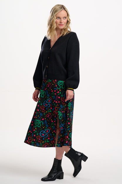 Sugarhill Brighton - Rosalind Floral Snake Skirt
