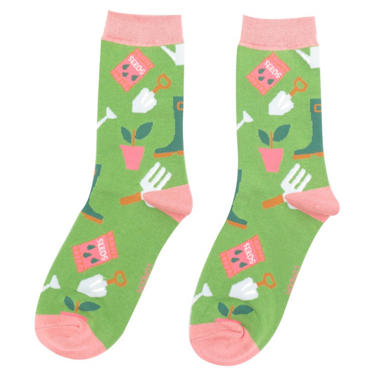 Miss Sparrow - Green Gardener Socks