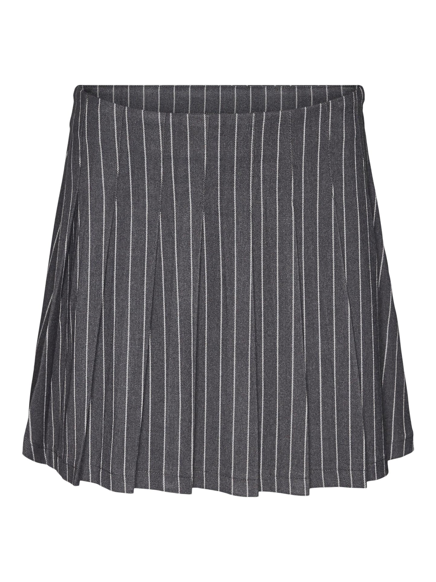 Something New - Pinstripe Pleated Mini Skirt