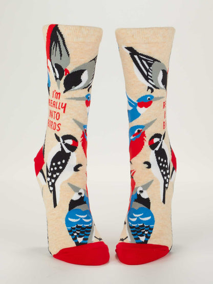 Blue Q - I’m Really Into Birds Womens Crew Socks