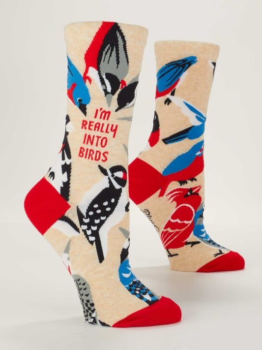 Blue Q - I’m Really Into Birds Womens Crew Socks