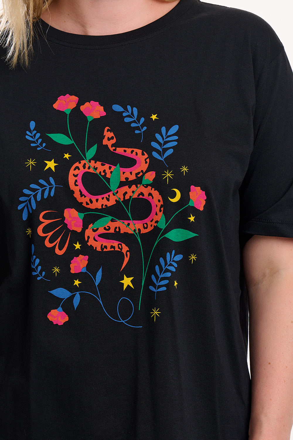 Sugarhill Brighton - Kinsley Floral Snake Relaxed Tee