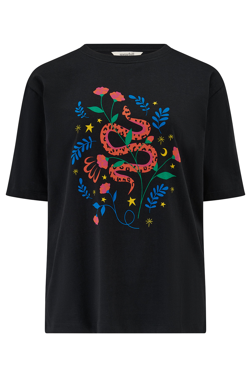 Sugarhill Brighton - Kinsley Floral Snake Relaxed Tee