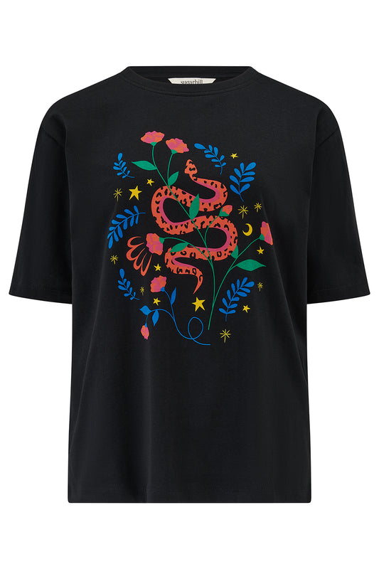Sugarhill Brighton - Kinsley Floral Snake Relaxed Tee