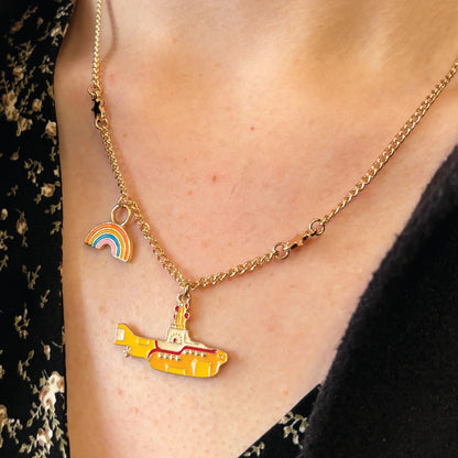 House of Disaster - The Beatles Yellow Submarine Charm Necklace